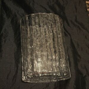 Textured Glass Vase